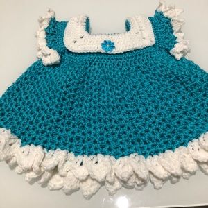 Crochet baby dress